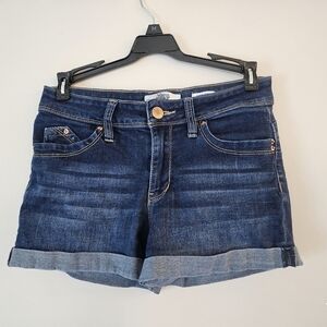 Cuffed Demin Shorts